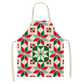 Christmas Style Apron Stain-resistant Sleeveless Apron (Option: Style 15-47to38)