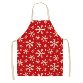 Christmas Style Apron Stain-resistant Sleeveless Apron (Option: Model 14-47to38)